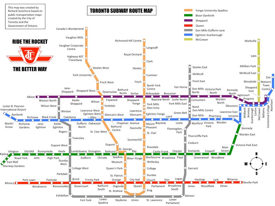 Future Toronto Subway Map - United States Map