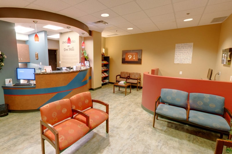 Waiting room Orthodontics at Don Mills in Toronto, ON